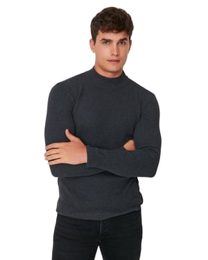 Trendyol Hommes Col roulé   Chandail