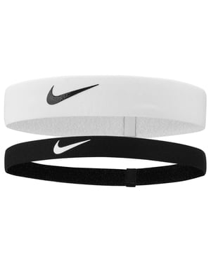 Nike - Stirnband(2er-Pack) (Schwarz/Weiß)