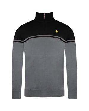 Lyle & Scott Croft Golf Mens Grey Pullover