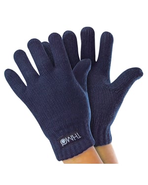 Thinsulate-Kinderhandschuhe für den Winter | THMO | Jungen & Mädchen gestrickte Thermo-Vollfingerhandschuhe für Kinder - Blau