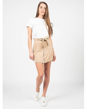 Pepe Jeans Rock Floren Damen Beige