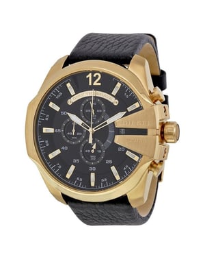 Diesel Mega Chief Schwarz Herren Armbanduhr DZ4344