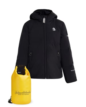 Schmuddelwedda Anorak + Tagesrucksack - SET Jungs Schwarz