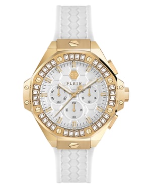 Philipp Plein Plein Chrono Royal Unisex Uhr Weiß PWPSA0624