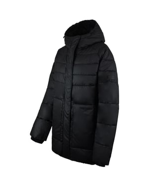 Hunter Intrepid Damen Puffermantel in Schwarz