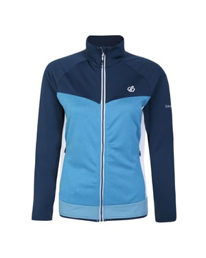 Dare 2B Womens/Ladies Elation II Core Stretch Recycled Fleece (Niagra Blue/Moonlight Denim)