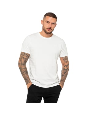 Enzo | Herren T-Shirt mit Rundhalsausschnitt - Weiß