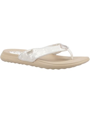 HEYDUDE Christi Flip Klassische Polyurethan Damen Gold Sandalen