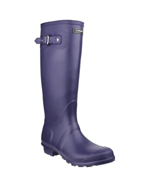 Cotswold Sandringham Buckle-Up Damen-Wellington-Stiefel (lila)