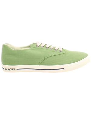 Seavees Hermosa Surfwash Herren Grün Plimsolls