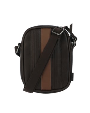 Ted Baker PU-Streifen Evver Tasche für Zubehör in Braun