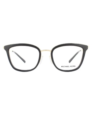 Michael Kors Square Damen Licht Gold Schwarz Brille