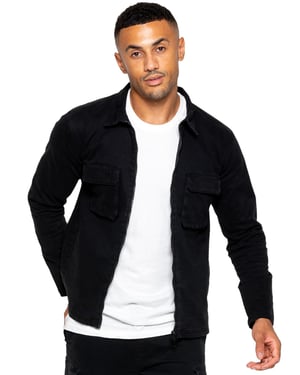 Enzo | Herren Cargo Überhemd Jacke