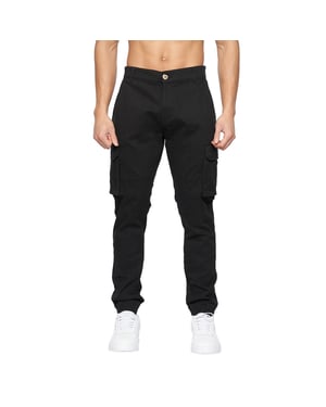 Crosshatch - "Frentons" Cargo-Hose für Herren (Schwarz)
