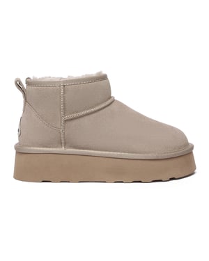 EVER AU Ultra-Mini-Plateaustiefel für Damen - Heron