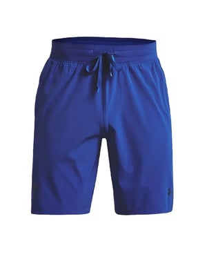 Under Armour Project Rock Mens Blue Snap Shorts
