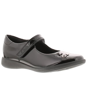 Clarks x Pokemon Etch Mist Schwarze Kinderschuhe