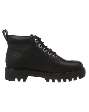 Kicker Kizziie höhere Frauen schwarze Stiefel