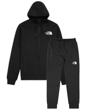 The North Face Mens Himalayan Zip Up Trainingsanzug in schwarz