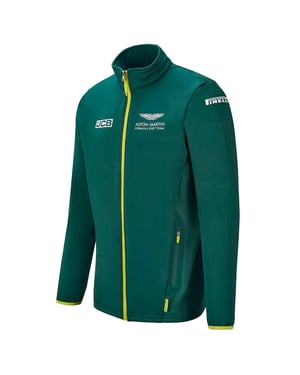 Aston Martin F1 Offizieller Team Herren Green Softshelljacke