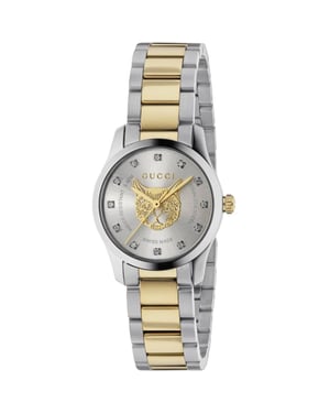 Gucci YA1265016 G-Timeless zweifarbige Damenuhr