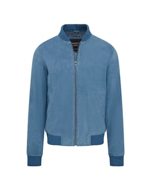 Weiche MA-1 Varsity Bomberjacke aus Ziegenwildleder f�r Herren - Dalian