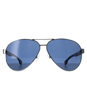 Hugo Boss BOSS 1560/O/S 6LB rutheniumblaue Sonnenbrille