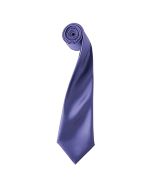 Premier - "Colours" Krawatte für Herren/Damen Unisex (Violett)