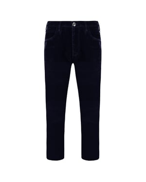 Emporio Armani J85 reguläre Fit Samt -Frauenhose