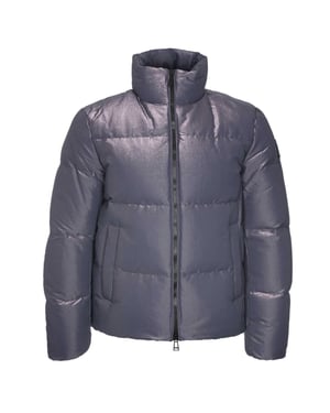 Belstaff Grid Paxton Lila Daunenjacke