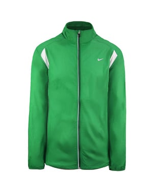 Nike -Logo Langarm Zip Up Green Herren Leichte Jacke 320829 378