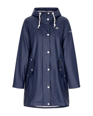 Schmuddelwedda Regenmantel Damen Marine