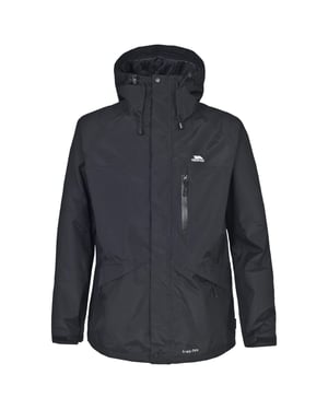 Trespass Mens Corvo Hooded Full Zip wasserdichte Jacke / Mantel