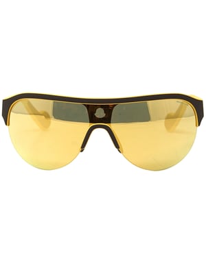 Moncler ML0049 50L OO Gelbe Sonnenbrille