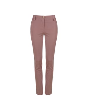 Schicke malvenfarbene Hose aus Tencel-Mischung