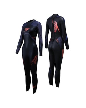 Speedo Fastell FullSuit Xenon Black/Blue Herren Langarmusuit