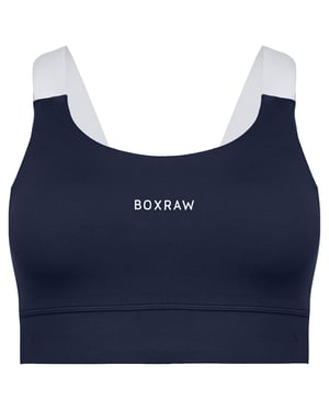 BoxRaw Alicia Damen-Sport-BH, Marineblau