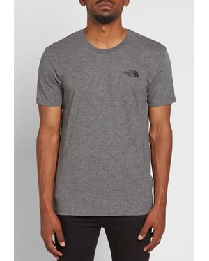 Die Nordwand Mens SS einfache Kuppel T Shirt grau