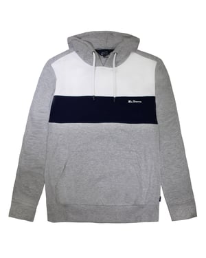 Ben Sherman getäfelter Herren -Grey Hoodie