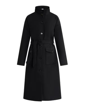 RISA Manteau de transition en laine mélangée vanne