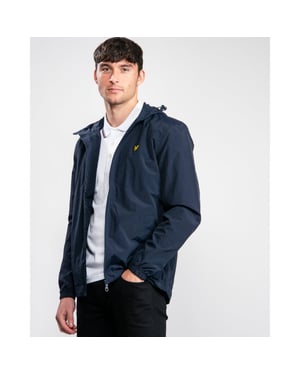 Lyle & Scott Herren Jacke mit Kapuze und Reißverschluss