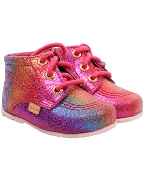 Kickers Hi B Ankle Kinder Rosa Stiefel