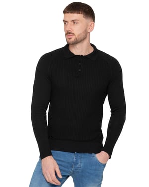 Enzo Milano | Herren Waffelstrick-Pullover
