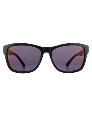 Lacoste Rectangle Unisex Schwarz Blau Lila Sonnenbrille