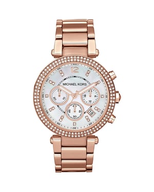 Damenuhr der Marke Michael Kors in der Farbe Bronze. Die Uhr ist aus rostfreiem Stahl gefertigt. Das Armband ist aus Edelstahl gefertigt. Marke: Michael KorsModellname: MK5491Kategorie: DamenarmbanduhrMaterialien: EdelstahlFarbe: Roségold