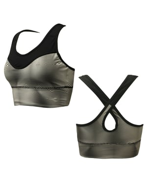 Diadora unterstützend Frauen schwarzer Sport BH
