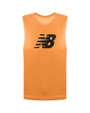 New Balance Training Bib Herren Fluo Orange Weste