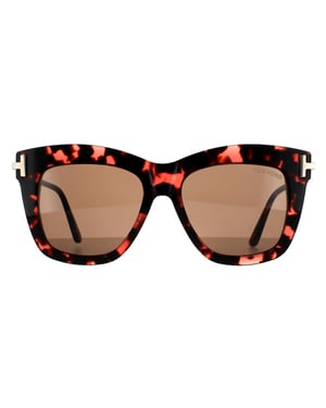 Tom Ford Square Damen Rosa Havanna Braun