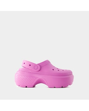 Stomp Sandalen - Crocs - Thermoplastik - Rosa