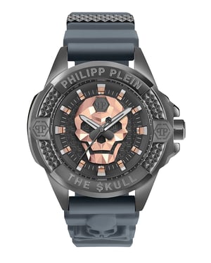 Philipp Plein The $kull Grau Herren Armbanduhr PWAAA2324